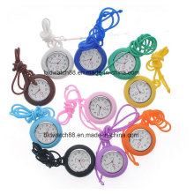 Waterproof Silicone Nurse Necklace Pendant Watches with Japan Movt